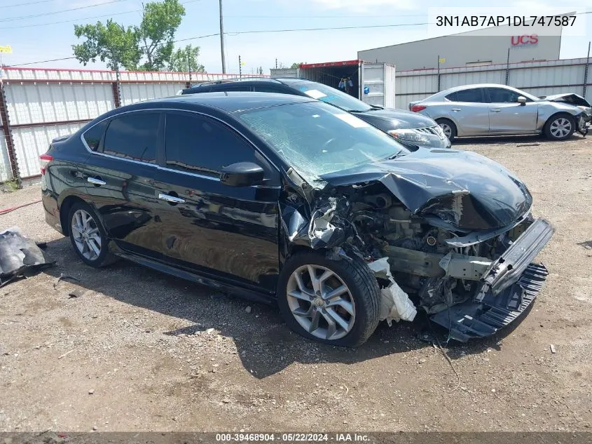 2013 Nissan Sentra Sr VIN: 3N1AB7AP1DL747587 Lot: 39468904