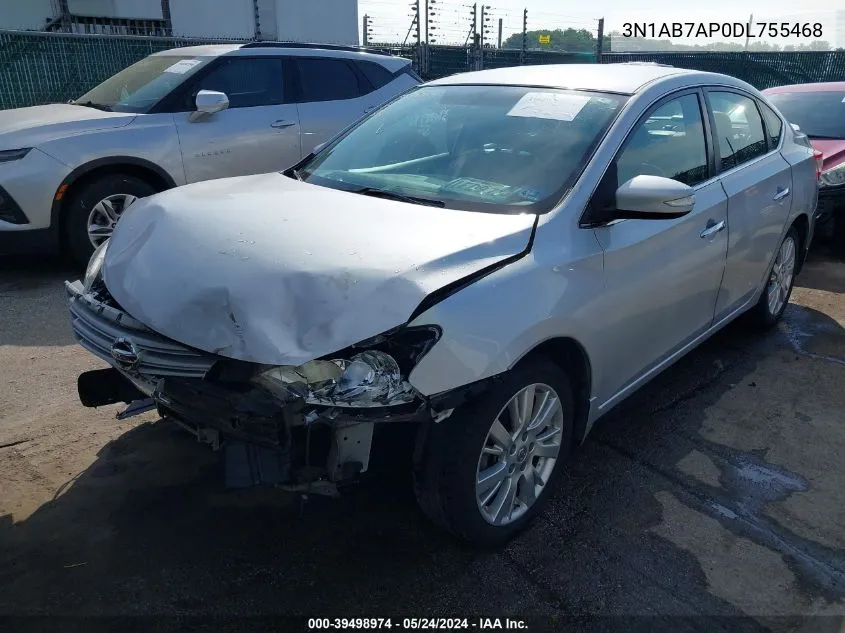 3N1AB7AP0DL755468 2013 Nissan Sentra Sl