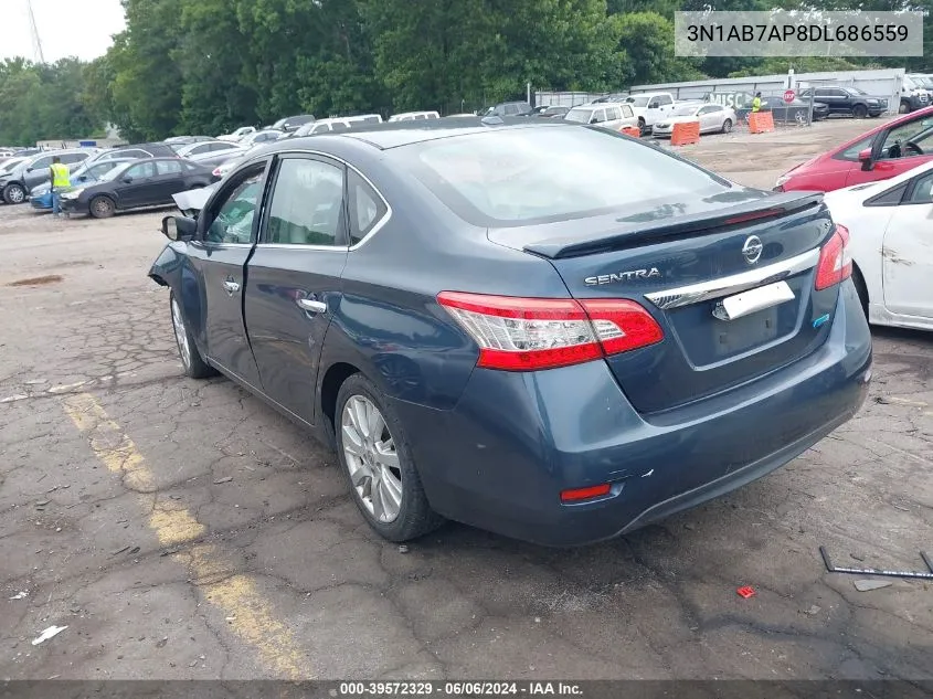 3N1AB7AP8DL686559 2013 Nissan Sentra Sl