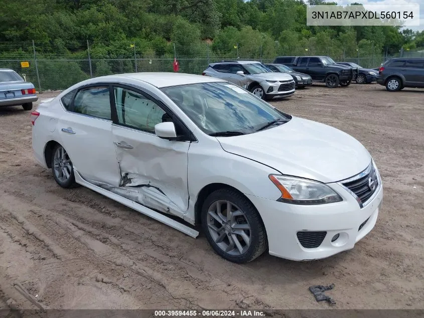 2013 Nissan Sentra Sr VIN: 3N1AB7APXDL560154 Lot: 39594455