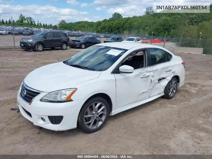 2013 Nissan Sentra Sr VIN: 3N1AB7APXDL560154 Lot: 39594455