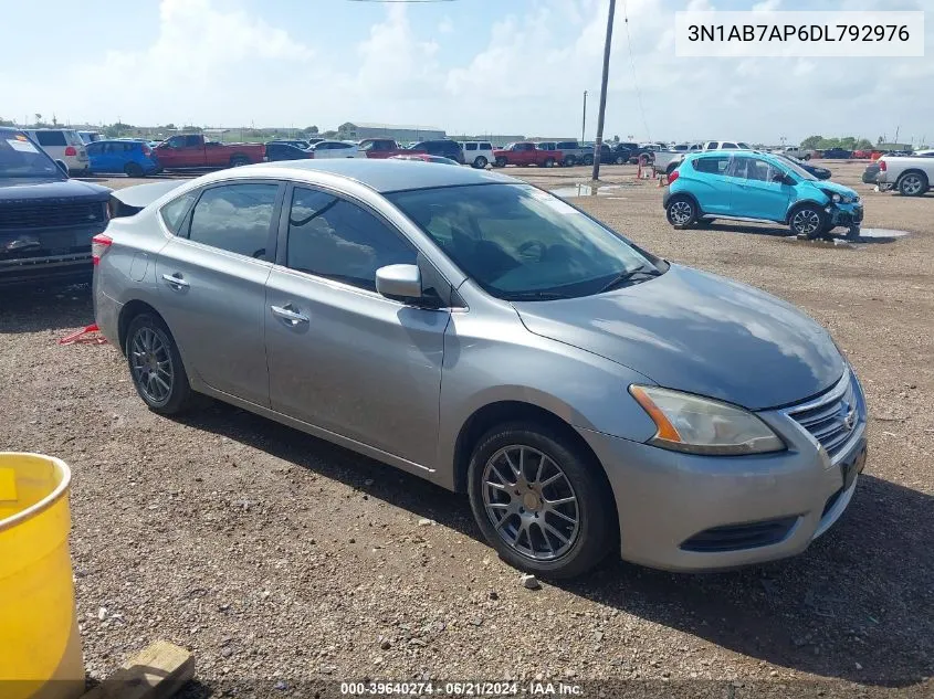 3N1AB7AP6DL792976 2013 Nissan Sentra S