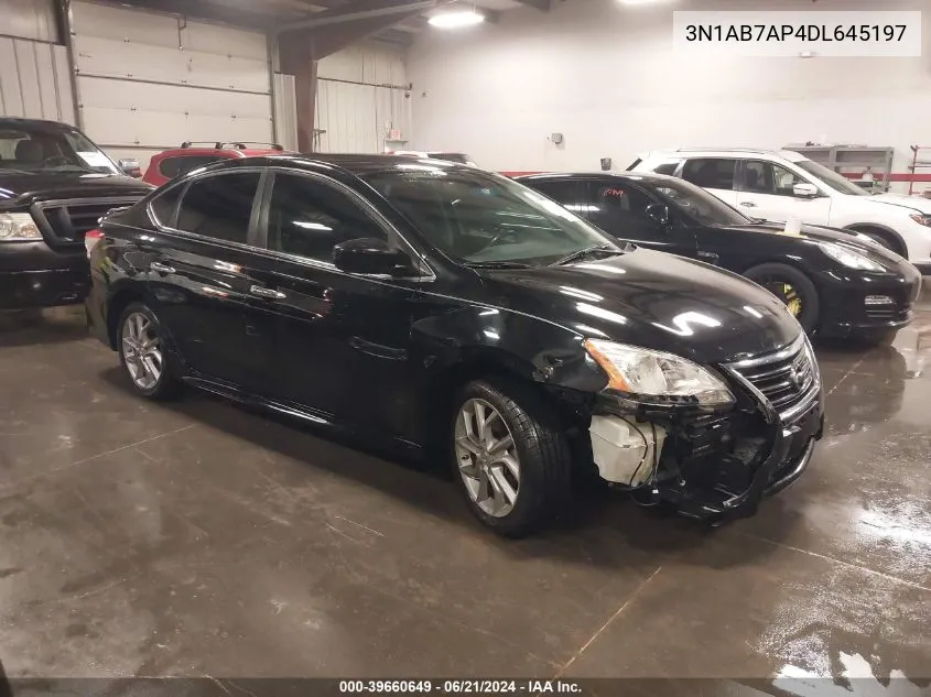 2013 Nissan Sentra Sr VIN: 3N1AB7AP4DL645197 Lot: 39660649