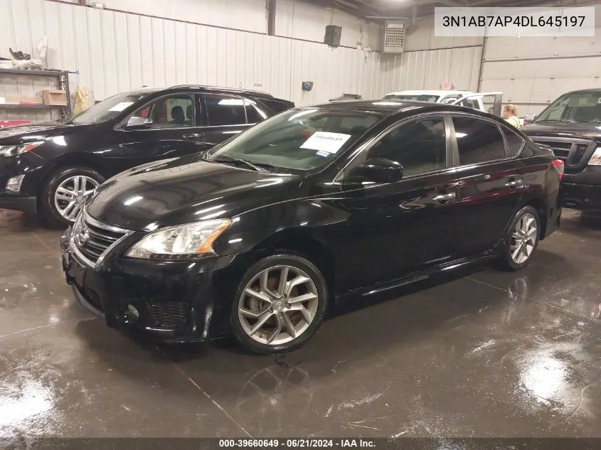 2013 Nissan Sentra Sr VIN: 3N1AB7AP4DL645197 Lot: 39660649