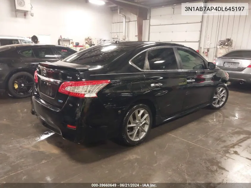 2013 Nissan Sentra Sr VIN: 3N1AB7AP4DL645197 Lot: 39660649