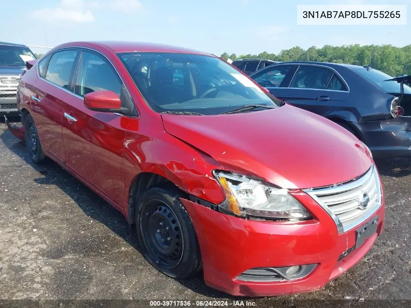 3N1AB7AP8DL755265 2013 Nissan Sentra Sv