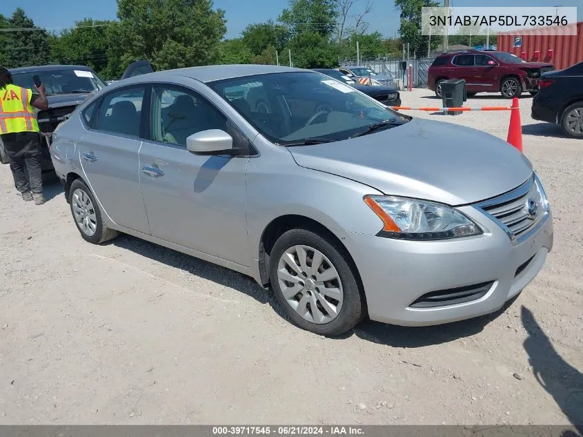 2013 Nissan Sentra S/Sv/Sr/Sl VIN: 3N1AB7AP5DL733546 Lot: 39717545