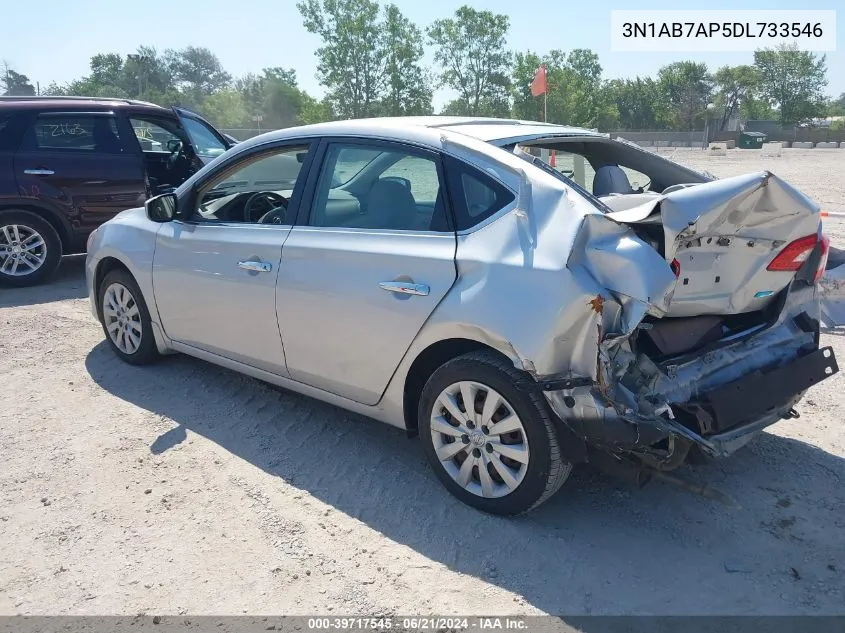 2013 Nissan Sentra S/Sv/Sr/Sl VIN: 3N1AB7AP5DL733546 Lot: 39717545