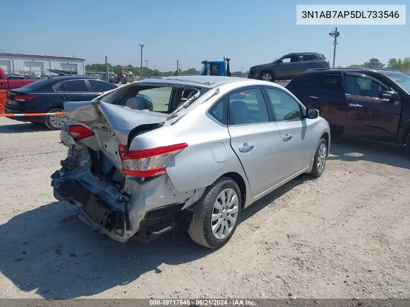 2013 Nissan Sentra S/Sv/Sr/Sl VIN: 3N1AB7AP5DL733546 Lot: 39717545