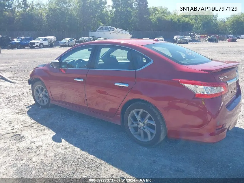 2013 Nissan Sentra Sr VIN: 3N1AB7AP1DL797129 Lot: 39777373