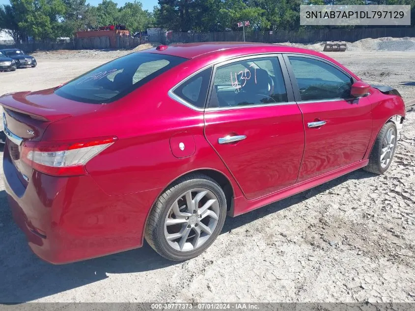 3N1AB7AP1DL797129 2013 Nissan Sentra Sr