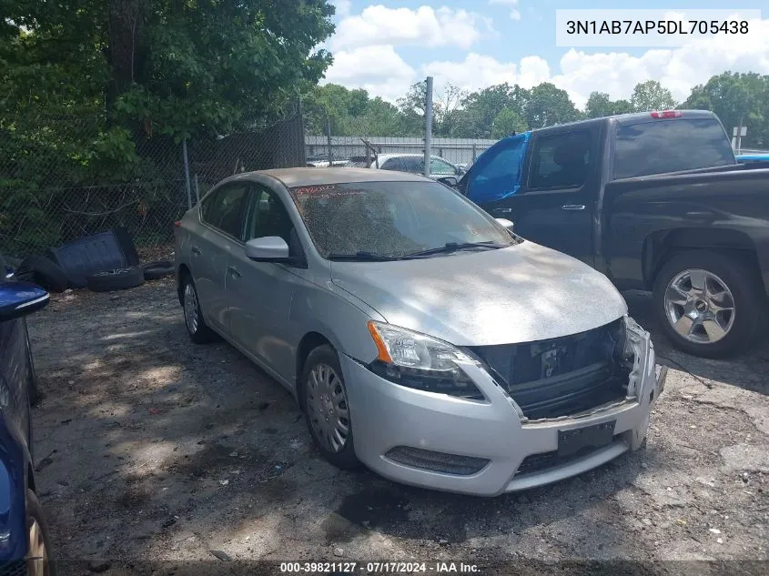 3N1AB7AP5DL705438 2013 Nissan Sentra Sv