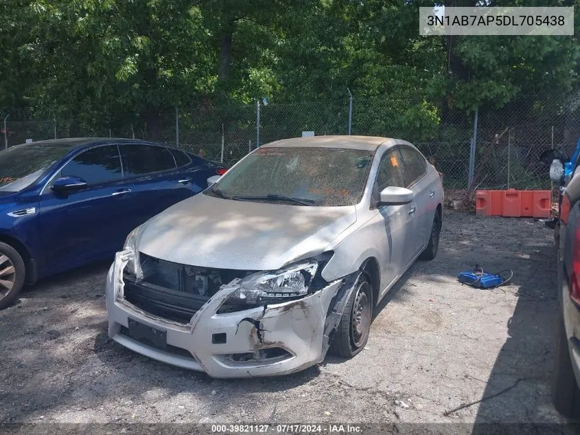 3N1AB7AP5DL705438 2013 Nissan Sentra Sv