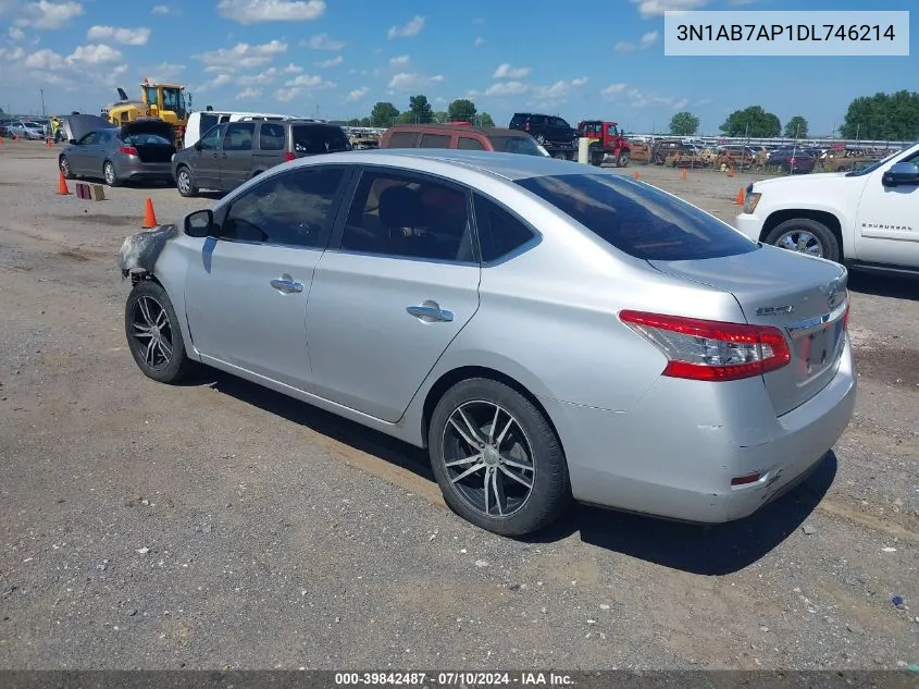 2013 Nissan Sentra Sv VIN: 3N1AB7AP1DL746214 Lot: 39842487