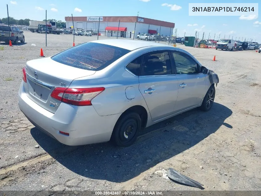 2013 Nissan Sentra Sv VIN: 3N1AB7AP1DL746214 Lot: 39842487