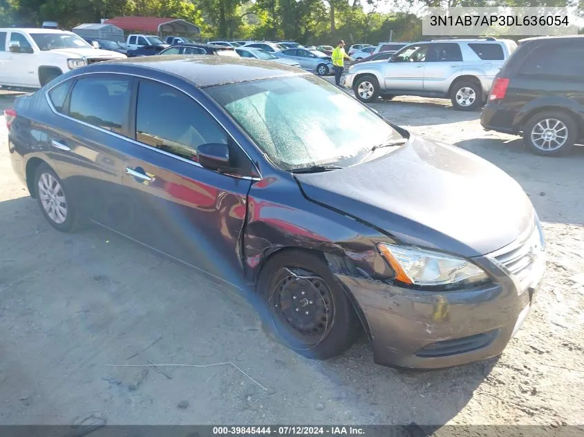 2013 Nissan Sentra Sv VIN: 3N1AB7AP3DL636054 Lot: 39845444