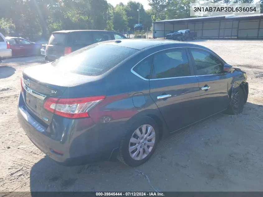 2013 Nissan Sentra Sv VIN: 3N1AB7AP3DL636054 Lot: 39845444