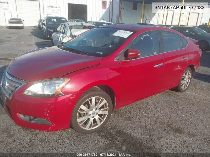 3N1AB7AP5DL737483 2013 Nissan Sentra Sl