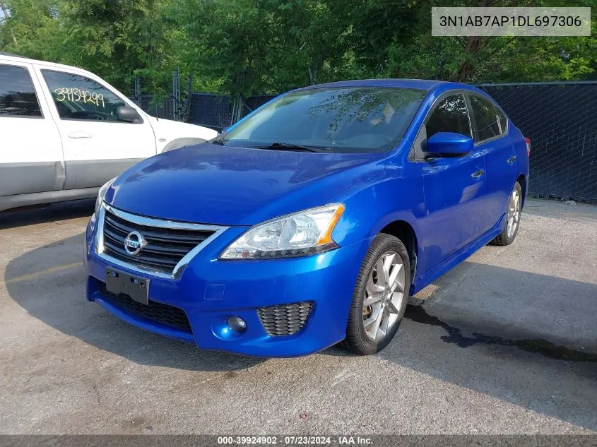 2013 Nissan Sentra Sr VIN: 3N1AB7AP1DL697306 Lot: 39924902