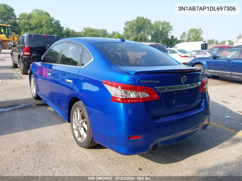 2013 Nissan Sentra Sr VIN: 3N1AB7AP1DL697306 Lot: 39924902