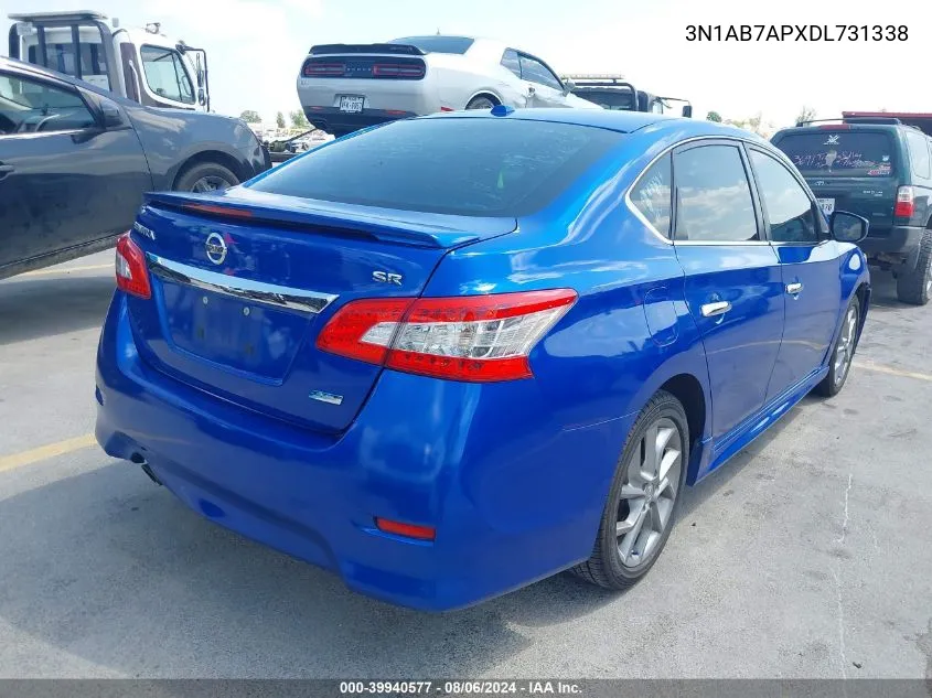 2013 Nissan Sentra Sr VIN: 3N1AB7APXDL731338 Lot: 39940577