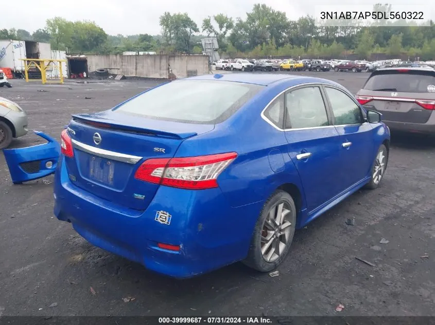 3N1AB7AP5DL560322 2013 Nissan Sentra Sr