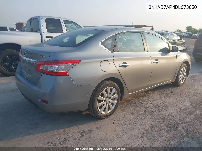 2013 Nissan Sentra Sv VIN: 3N1AB7AP4DL673050 Lot: 40048306