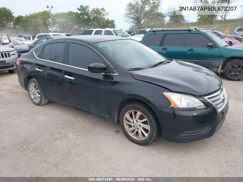 3N1AB7AP6DL672207 2013 Nissan Sentra Sv