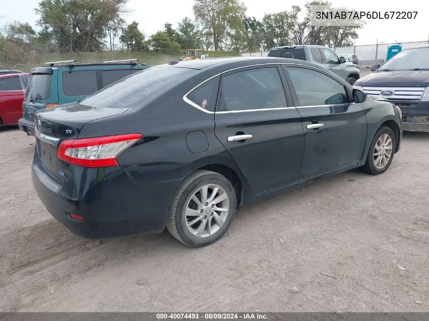 3N1AB7AP6DL672207 2013 Nissan Sentra Sv