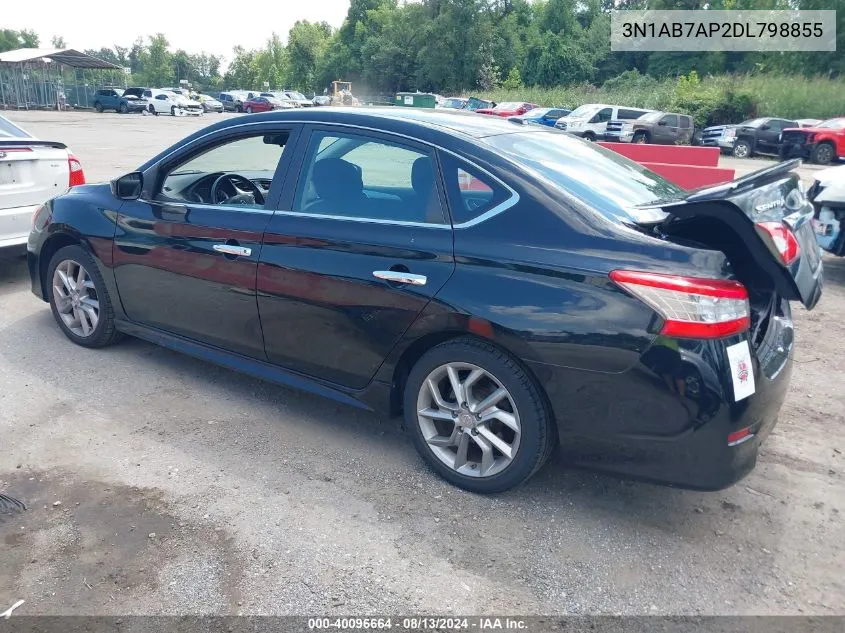 3N1AB7AP2DL798855 2013 Nissan Sentra Sr