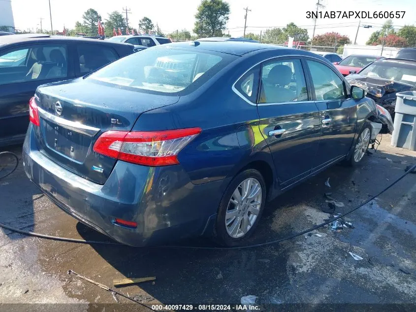 3N1AB7APXDL660657 2013 Nissan Sentra Sl