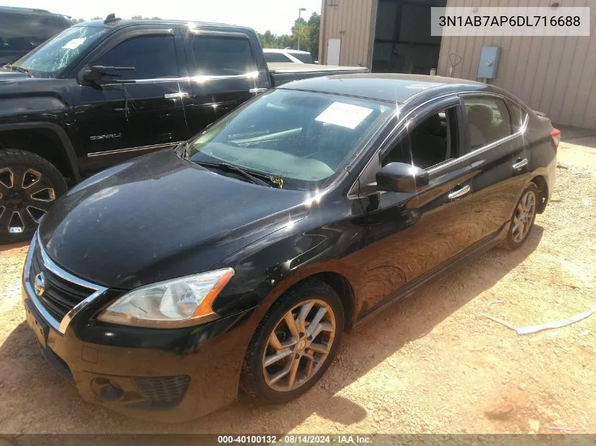 2013 Nissan Sentra Sr VIN: 3N1AB7AP6DL716688 Lot: 40100132