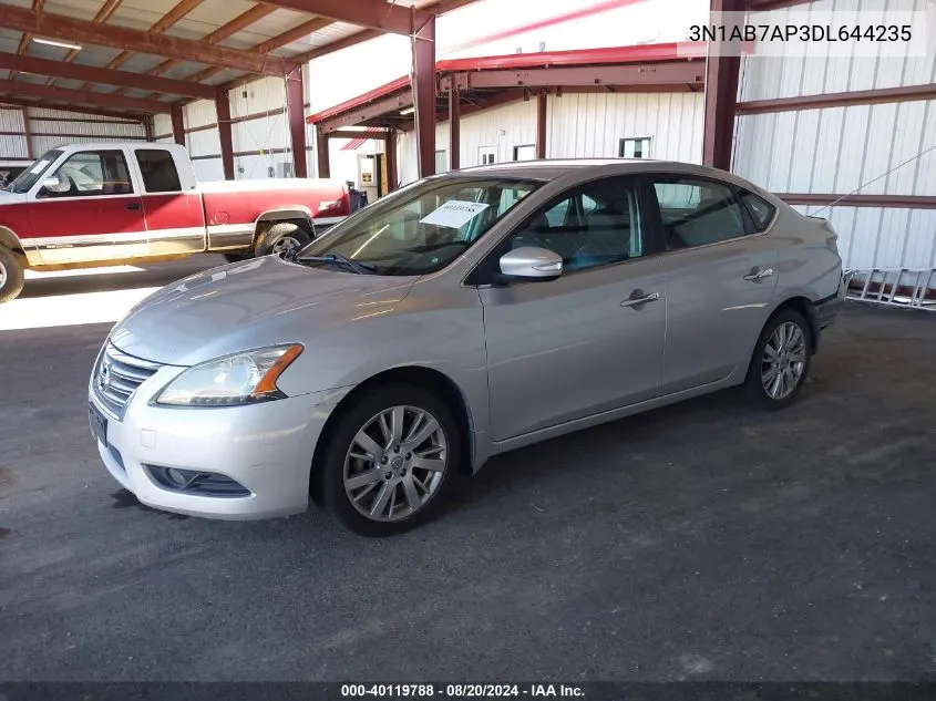 2013 Nissan Sentra S/Sv/Sr/Sl VIN: 3N1AB7AP3DL644235 Lot: 40119788