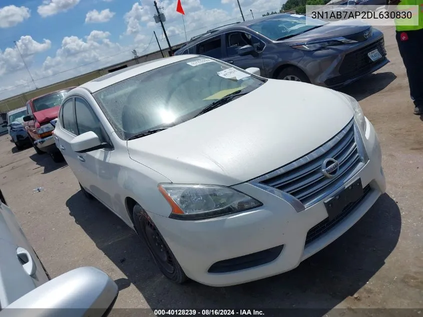 3N1AB7AP2DL630830 2013 Nissan Sentra Sv