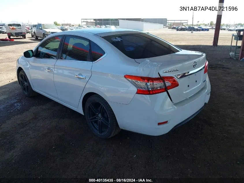 3N1AB7AP4DL721596 2013 Nissan Sentra S