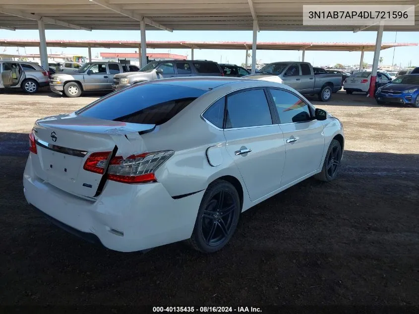 3N1AB7AP4DL721596 2013 Nissan Sentra S