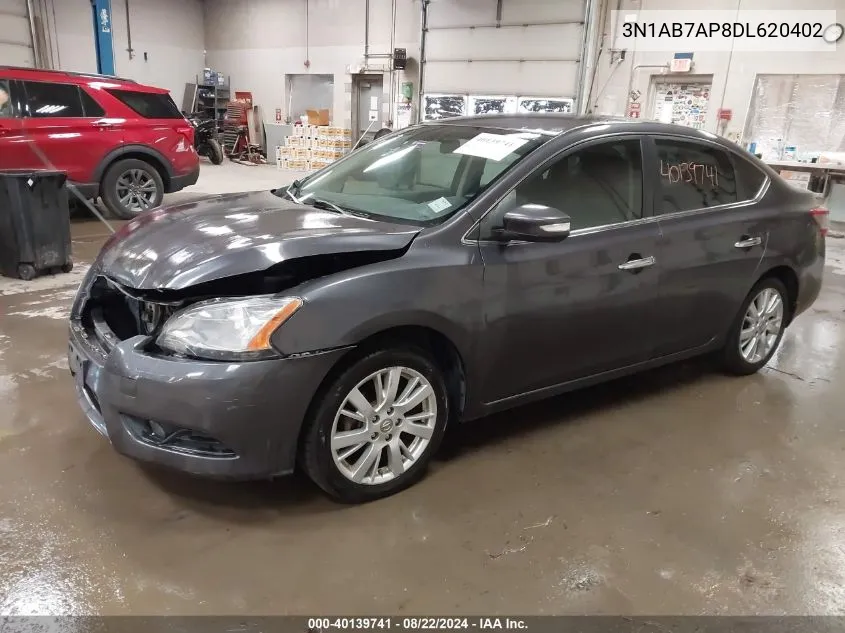 2013 Nissan Sentra Sl VIN: 3N1AB7AP8DL620402 Lot: 40139741