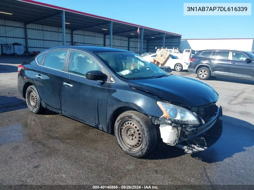 2013 Nissan Sentra Sv VIN: 3N1AB7AP7DL616339 Lot: 40145865