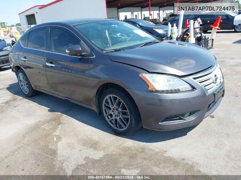 3N1AB7AP7DL724475 2013 Nissan Sentra Sl