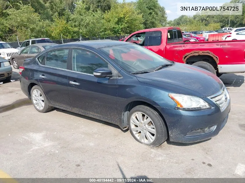 3N1AB7AP0DL754725 2013 Nissan Sentra Sl