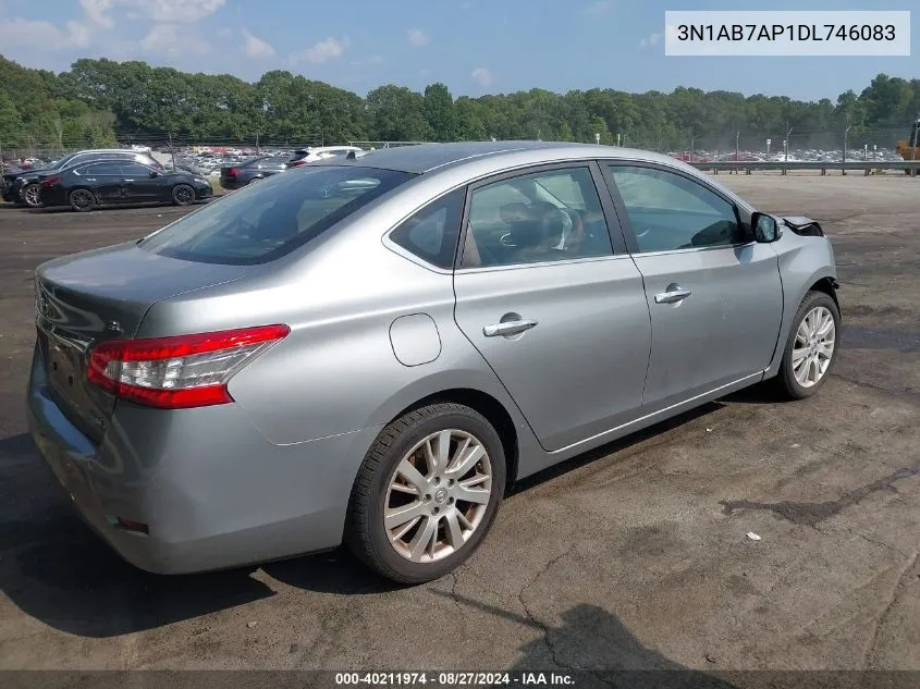 2013 Nissan Sentra Sl VIN: 3N1AB7AP1DL746083 Lot: 40211974