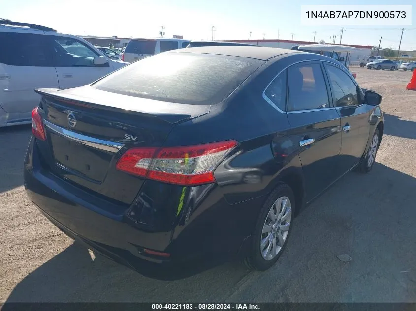 1N4AB7AP7DN900573 2013 Nissan Sentra Sv