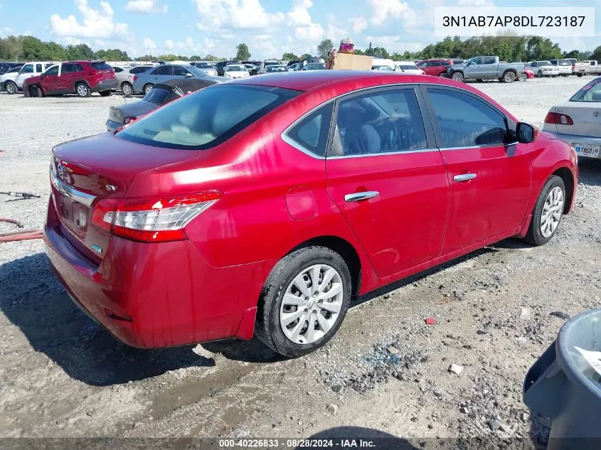 3N1AB7AP8DL723187 2013 Nissan Sentra Sv