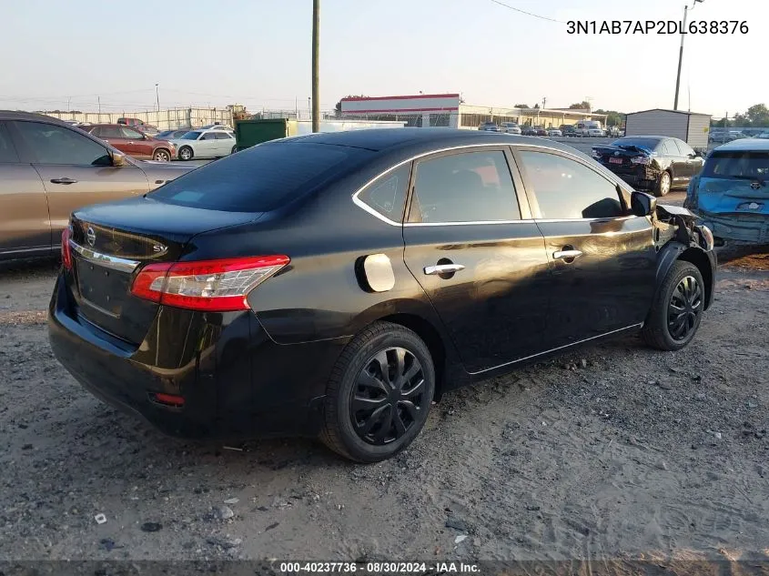 3N1AB7AP2DL638376 2013 Nissan Sentra Sv