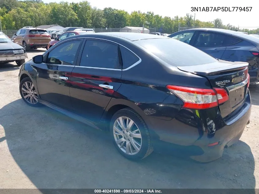 2013 Nissan Sentra Sr VIN: 3N1AB7AP5DL779457 Lot: 40241598