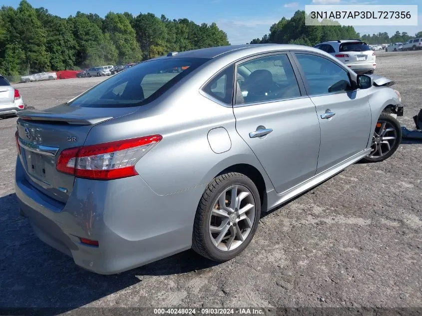 2013 Nissan Sentra Sr VIN: 3N1AB7AP3DL727356 Lot: 40248024