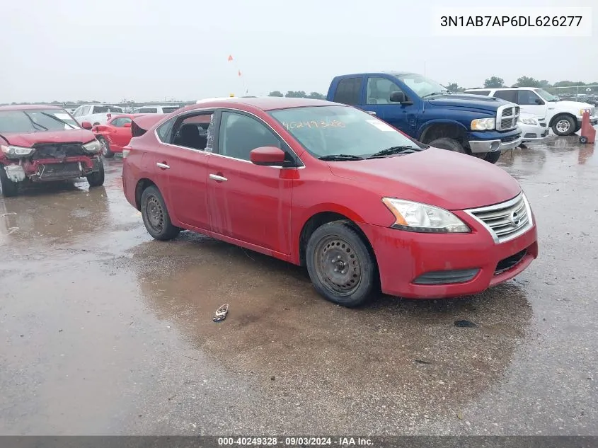 2013 Nissan Sentra Sv VIN: 3N1AB7AP6DL626277 Lot: 40249328