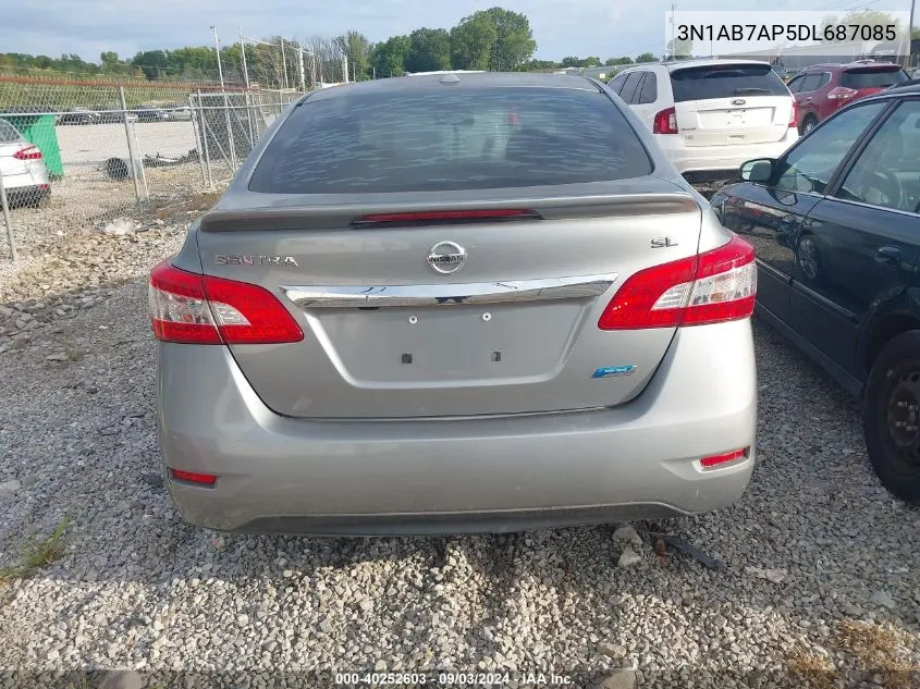 3N1AB7AP5DL687085 2013 Nissan Sentra Sl