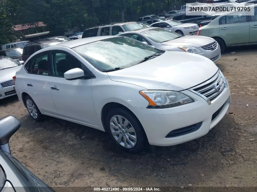 2013 Nissan Sentra Sv VIN: 3N1AB7AP0DL719795 Lot: 40272490