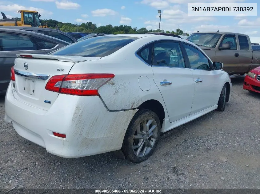 3N1AB7AP0DL730392 2013 Nissan Sentra Sr